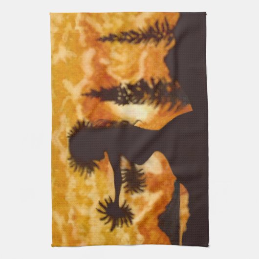 Hula Dancer  キッチンタオル (縦)