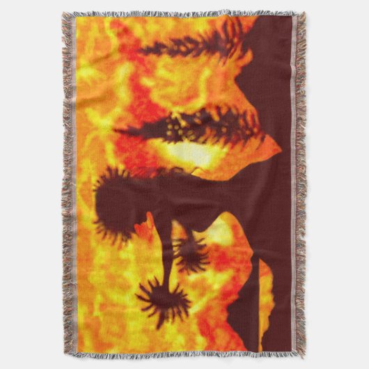 Hula Dancer スローブランケット (正面縦)