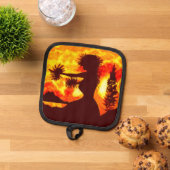 Hula Dancer  鍋敷き (トップダウン)