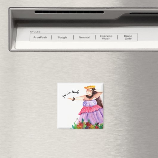 Hula Dancer Hawaiian Magnet マグネット (インサイチュ (食洗機))