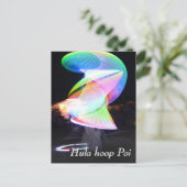 Hula hoop Poi twirler ポストカード (スタンド正面)