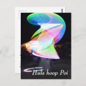 Hula hoop Poi twirler ポストカード (正面/裏面)