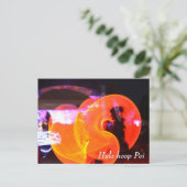 Hula hoop Poi twirler ポストカード (スタンド正面)