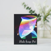 Hula hoop Poi twirler ポストカード (スタンド正面)