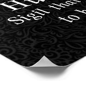 Hulinhjalmur - Norse Sigil of Invisibility ポスター (角)