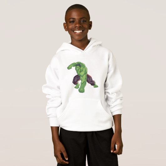 Hulk Smash Boys Hoodie (正面フル)