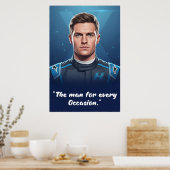 Hülkenberg Quote Poster ポスター (キッチン)