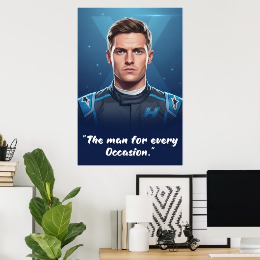 Hülkenberg Quote Poster ポスター (ホームオフィス)
