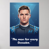 Hülkenberg Quote Poster ポスター (正面)
