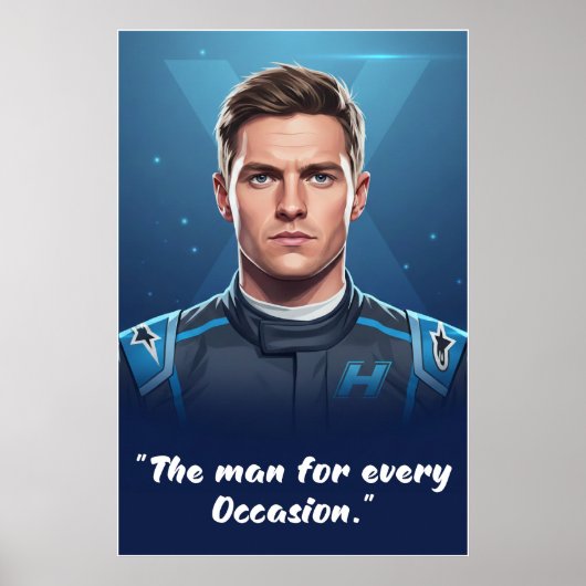 Hülkenberg Quote Poster ポスター (正面)