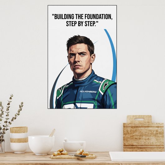 Hülkenberg Quote Poster ポスター (キッチン)