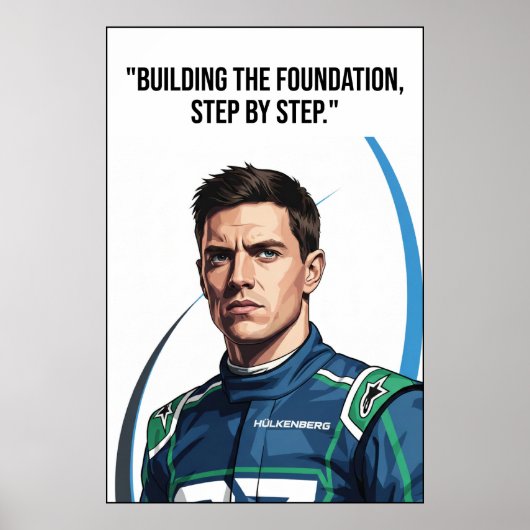 Hülkenberg Quote Poster ポスター (正面)