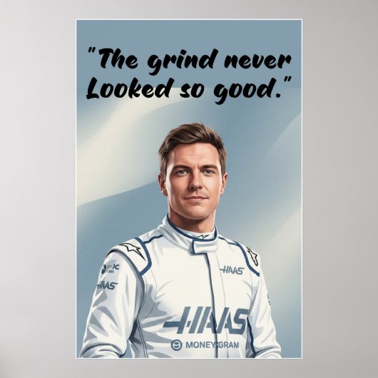 Hülkenberg Quote Poster ポスター (正面)