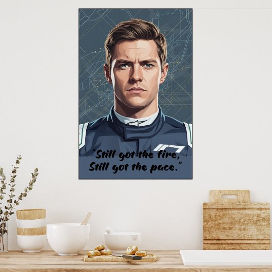 Hülkenberg Quote Poster ポスター (キッチン)
