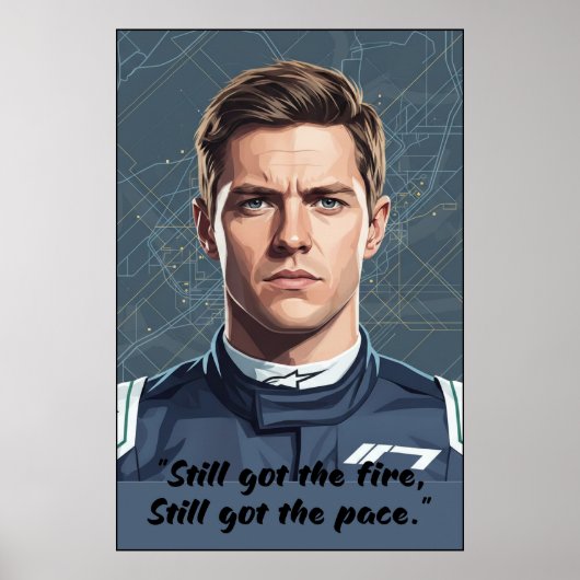 Hülkenberg Quote Poster ポスター (正面)