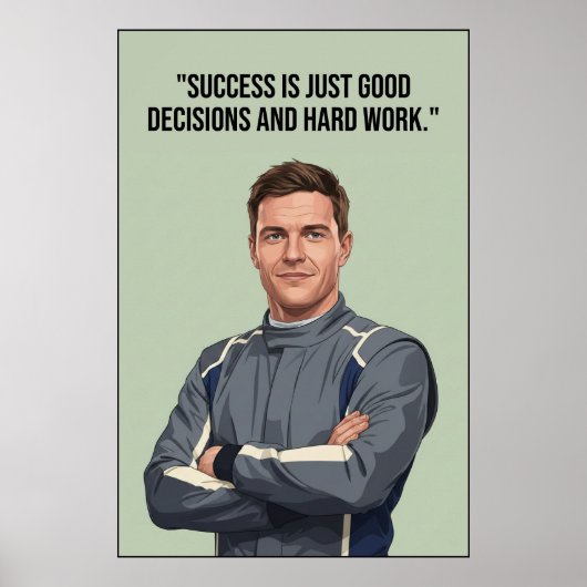 Hülkenberg Quote Poster ポスター (正面)