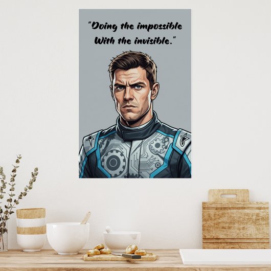Hülkenberg Quote Poster – Doing the Impossible ポスター (キッチン)