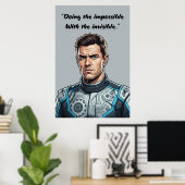 Hülkenberg Quote Poster – Doing the Impossible ポスター (ホームオフィス)