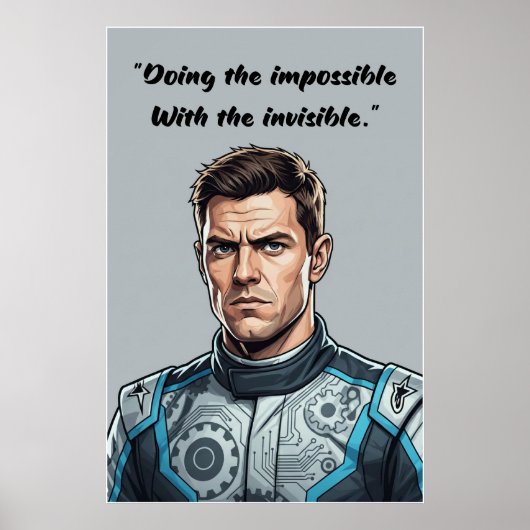 Hülkenberg Quote Poster – Doing the Impossible ポスター (正面)