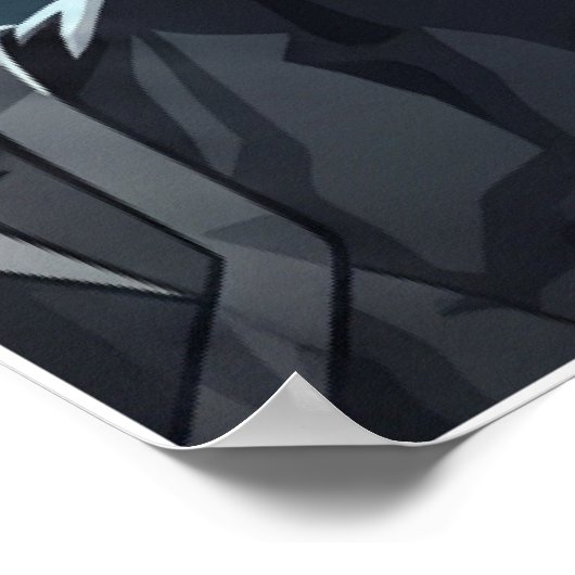 Hülkenberg Quote Poster – Hard Work Creates Luck ポスター (角)