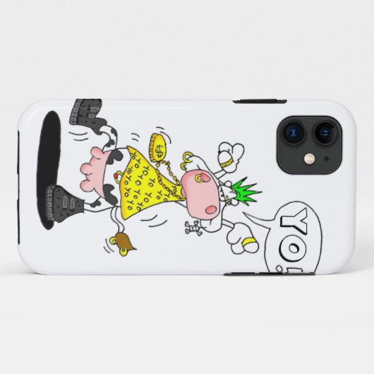 hull Casemate punk cow Case-Mate iPhoneケース (裏面(横))