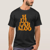 Hullabaloo In A Pile Of Letters Worn Effect Tシャツ (正面)