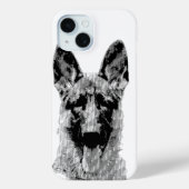 Hülle mit Deutschem Schäferhund Motiv  Case-Mate iPhoneケース (裏面)
