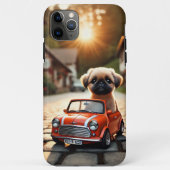 Hülle mit Mops und Mini Morris Case-Mate iPhoneケース (裏面)