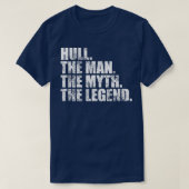 HullHullファミリ名Hull姓Hull Surname H Tシャツ (デザイン正面)