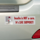 Humalog バンパーステッカー (車上)