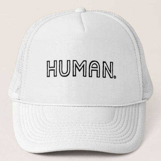 HUMAN. ロゴTシャツ キャップ (正面)