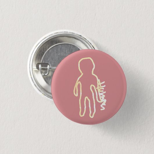 ■□　Human □■ 缶バッジ (正面&裏面)