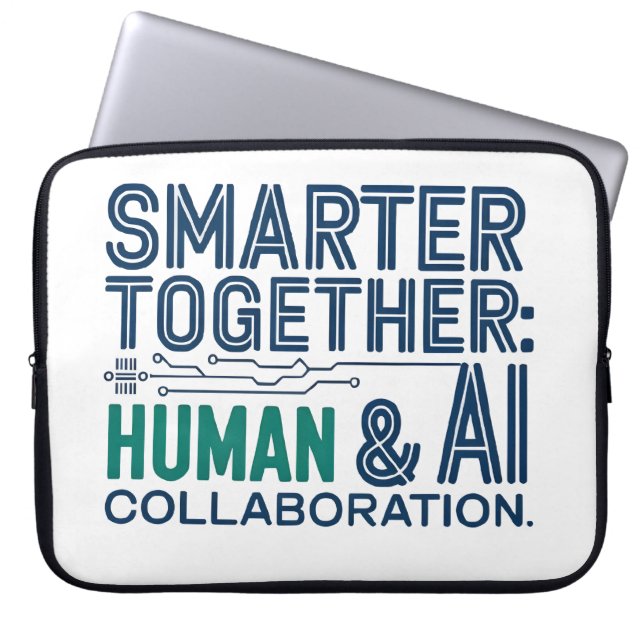 Human AI Tech Sleeve | 共に進化する ラップトップスリーブ (正面)