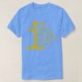 Human Am I Life Instructions Tシャツ (デザイン正面)