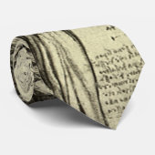 Human Anatomy Male Muscles by Leonardo da Vinci ネクタイ (ロール)