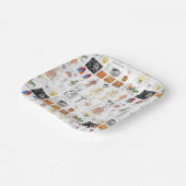 Human Anatomy Medical Chart ペーパープレート (傾斜あり)