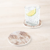 Human Anatomy Skeleton Bones by Leonardo da Vinci コースター (側面)