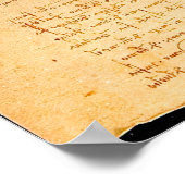 Human Anatomy, Vitruvian Man byレオナルド・ダ・ヴィンチ ポスター (角)