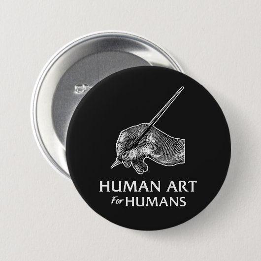 Human Art For Humans 缶バッジ (正面&裏面)