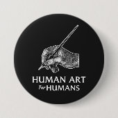 Human Art For Humans 缶バッジ (正面)