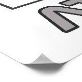 Human At Work 18 x 24ポスタープリント ポスター (角)