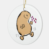 Human Bean Doing Jiggy氏 セラミックオーナメント (左)