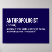 Human Behavior Researcher - Funny Definition ポスター (正面)