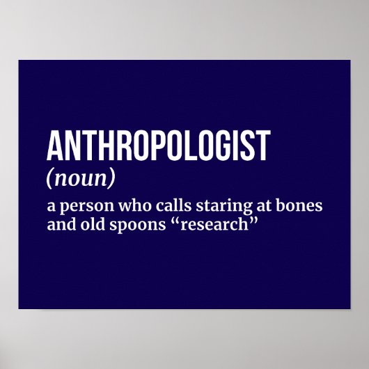 Human Behavior Researcher - Funny Definition ポスター (正面)