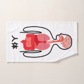 human body in Japanese Kanji ハンドタオル (ハンドタオル)