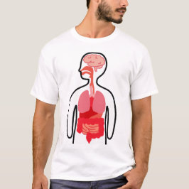 human body in Japanese Kanji Tシャツ