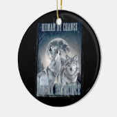 Human By Chance Alpha By Choice Alpha Alpha Three セラミックオーナメント (左)