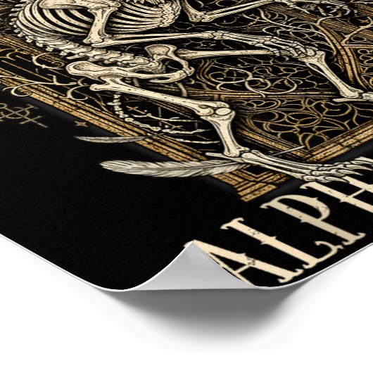 Human By Chance Alpha By Choice Alpha Wolf Meme Da ポスター (角)