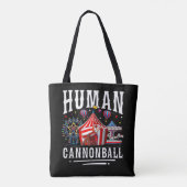 Human Cannonball Circus Carnival トートバッグ (裏面)