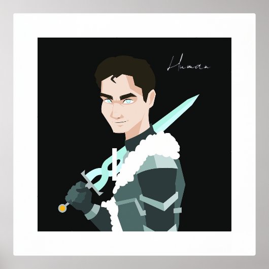 Human Character   箔ポスター (正面)